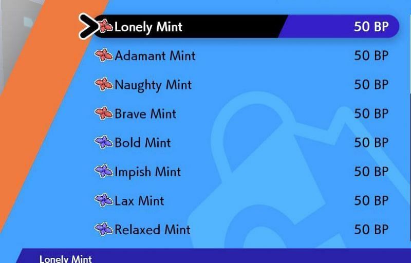 Pokémon Sword and Shield: Nature and Mints guide