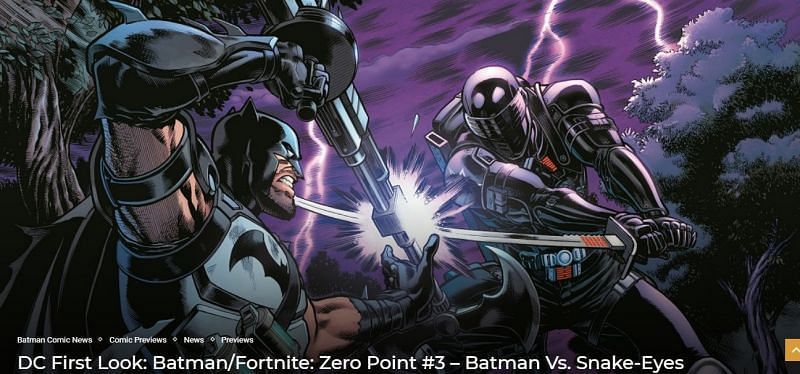 Fortnite Batman Zero Point: tutto svelato finora nei fumetti