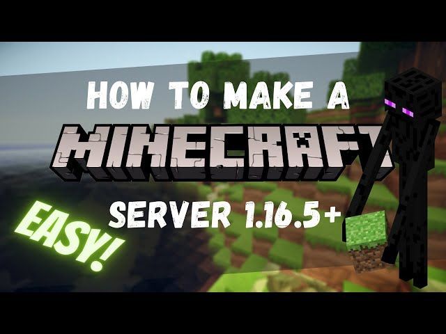 Com iniciar un servidor Minecraft 1.16.5 (Windows 2021)