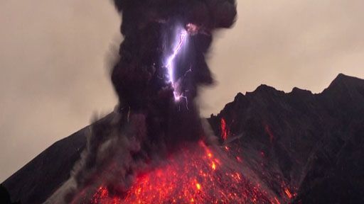 When Lightning and Lava Collide: Rare Volcano “Dirty Thunderstorm”